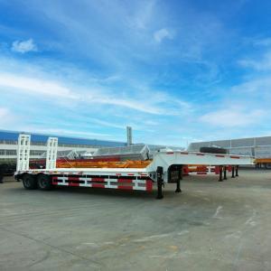 30t 容量 2軸 低床 トラクター トレーラー 重荷