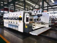 PRY-D1224 Alta velocidad automática completa de 4 colores Flexo Impresión de ranuras de corte a presión máquina de apilamiento