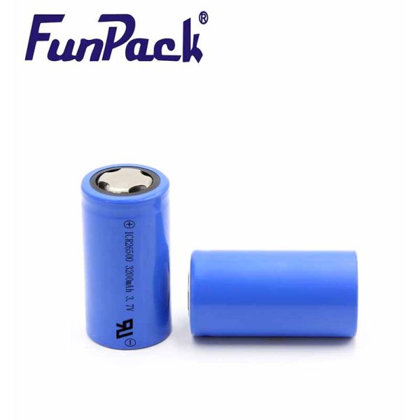 Batería ligera de destello 26500C recargable 3.7V 3200mAh del ciclo profundo