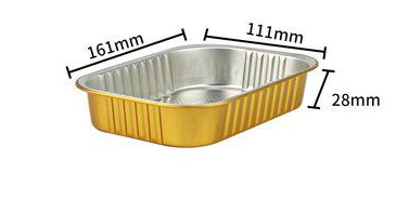 OEM ODM Aluminum Tin Foil Food Takeaway Boxes Thicken Sealed