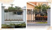 Barrière de sécurité en aluminium galvanisé pour une utilisation en intérieur et en extérieur