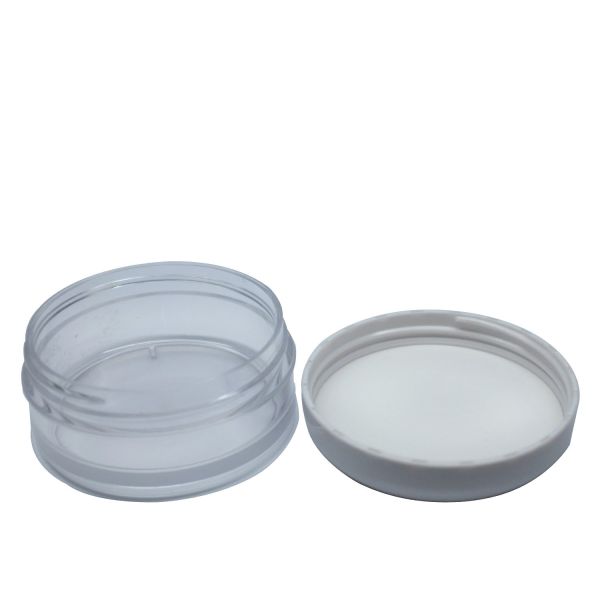 Double Layer PP PET Cream Cosmetic Jar 15ml 30ml 50ml with Disc