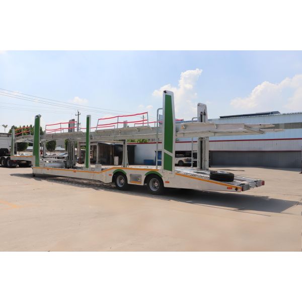 Whole Vehicle HDG SAF Axle Air Suspension JOST Leg Weichbro EBS Screw Lift Car Carrier Semi Trailer