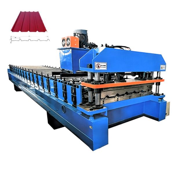Floor Deck Roll Forming Machine Double Layer Corrugated Roof Sheet Roll Forming Machine Roof Panel Roll Former Equipment  Panel Roll Former Equipment Roofing Sheet Made In China Customised
