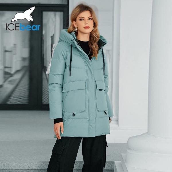 85cm 87cm 89cm Mid Length Puffer Jacket Women'S Medium Length Puffer Jacket
