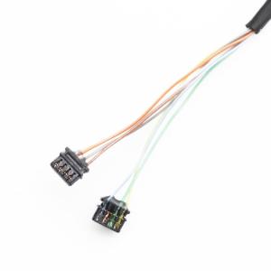 Fabrica personalizada de 0,6 Pitch JST 04XSR para JST 10XSR IDC Wire Harness