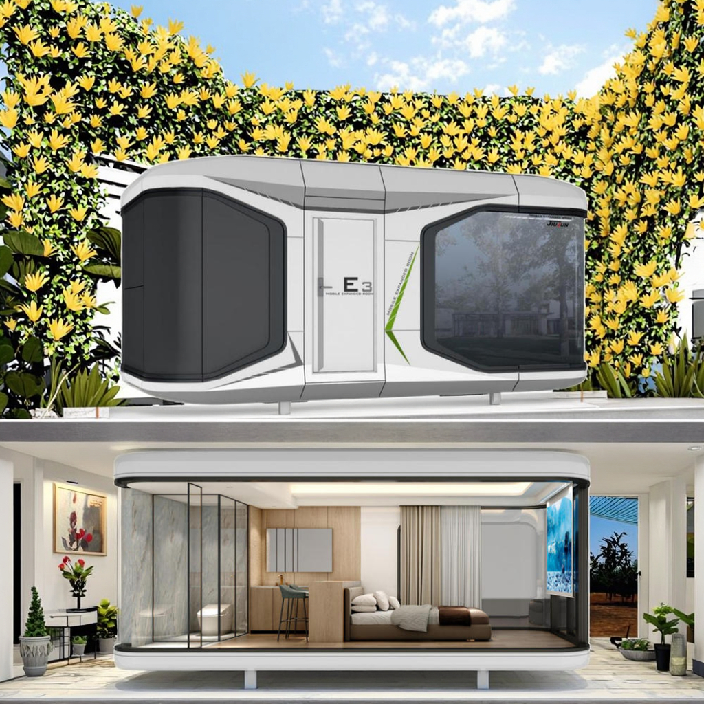 20ft Flat Pack Outdoor Steel Sandwich Panel Container House Workshop Hotel Park Scenic Warehouse Space Office Sales Booth