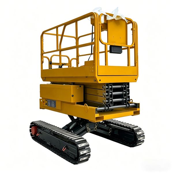 Outdoor Horizontal 26 Foot Scissor Lift Heavy Duty Towable Equipment