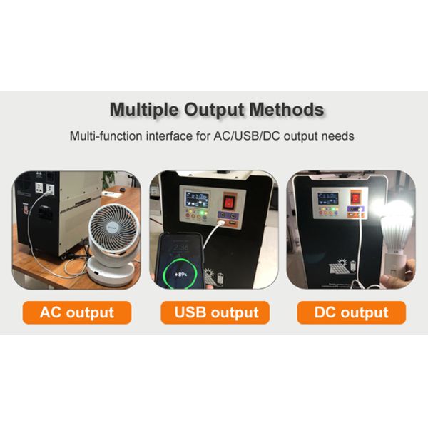 2KW All in One Portable Solar Power Station With Solar Panels