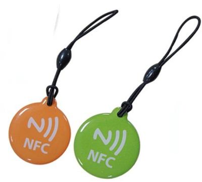 Programmable Waterproof NFC Epoxy Tag With Printing QR Code Unique ID Number