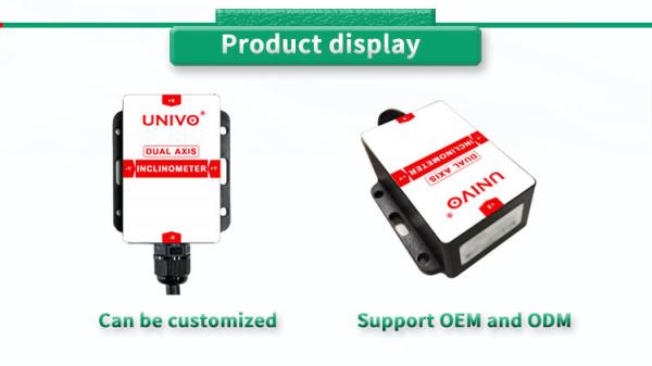UBIS-828Y Inclinometer Sensor Dual Axis Measurement For Industrial Applications