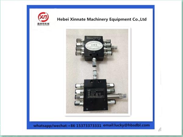 6 Holes Zoomlion Concrete Pump Parts Grease Distributor