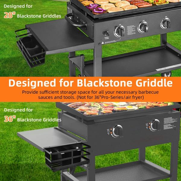 Outil de cuisine sans grille Blackstone Caddy et détenteur d'outil de spatule