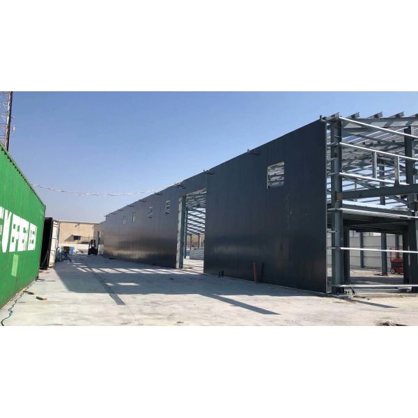 Large Span, Short Construction Period, Environmentally Friendly Galvanized Steel Structure Factory Building