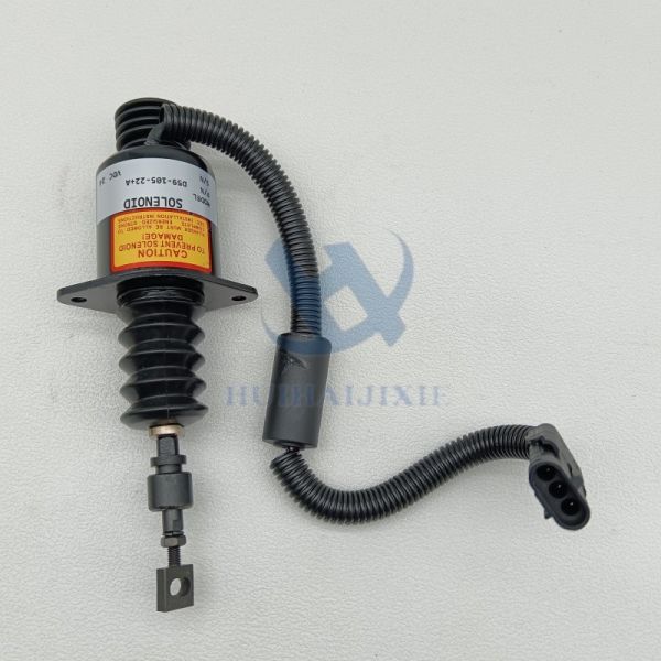 Diesel Engine Fuel Stop Solenoid D59-105-22+A for C6121 Engine