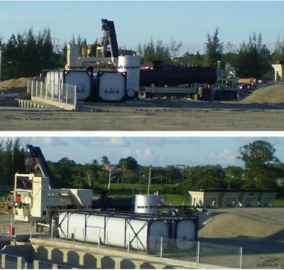 25t/H Pump Liquid Asphalt Storage Tanks Insulated Bitumen Container