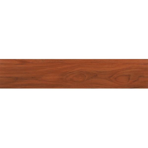 Antibacterial Wood Porcelain Tile 20x100cm Brown Tan Matt Soft Glazed