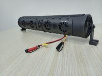 Amplificado Powersports Bluetooth 8 alto-falante Soundbar à prova d'água à prova de areia com iluminação LED