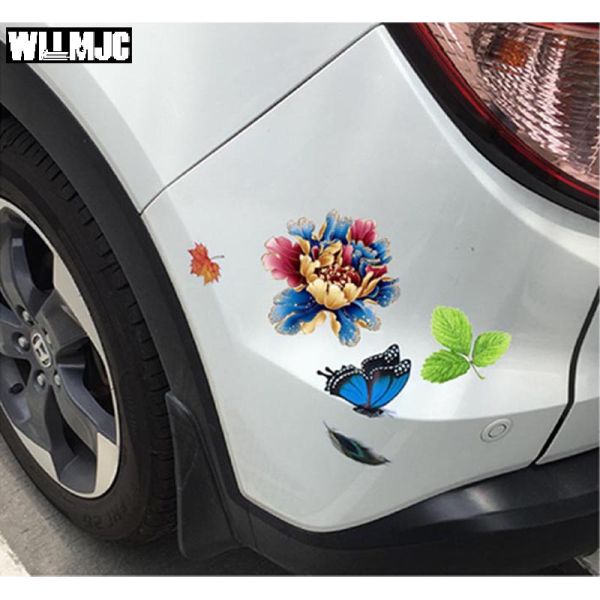 Etiquetas autoadesivas cortadas da etiqueta para a decoração do corpo de carro