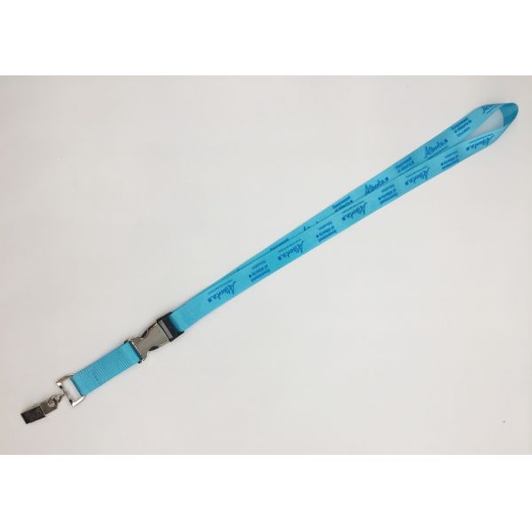 2.0CM Wide Promitonal  Silk-screen Printing Lanyards with Red  Nylon material