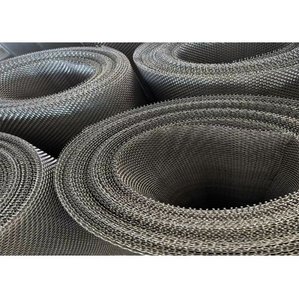 Custom Size 316 Stainless Steel Crimped Wire Mesh High Temperature Resistant Woven Metal Mesh