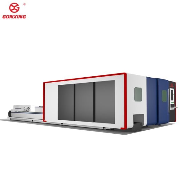 SMC-Japan N2 Control Valve 6500 KG Weight Full Covered Fiber Laser Cutting Machine GXLaser 3015 for and Accurate Cutting
