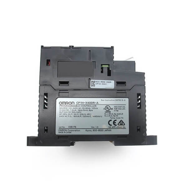 Напряжение тока AC реле входных сигналов 16 PLC Omron 24 выхода C.P.U. CP1H-X40DR-A