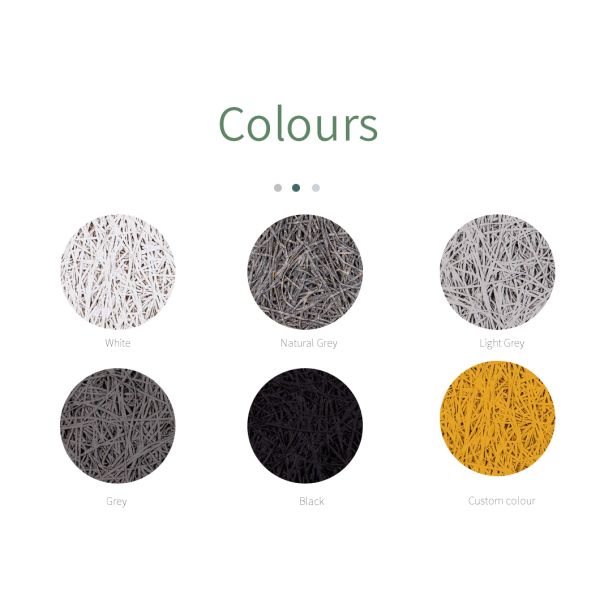 15 мм/ 20 мм/ 25 мм/ 35 мм деревянная шерсть и цементные акустические панели для поглощения звука