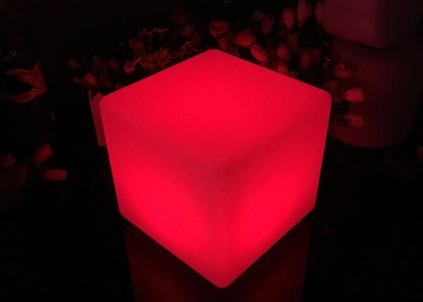 cor de 30Cm/de 40cm que muda o tamborete do cubo do diodo emissor de luz para o jardim exterior decorativo