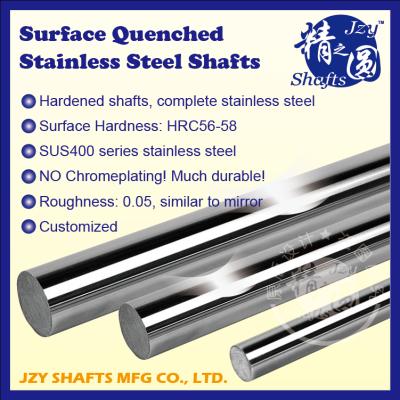diameter 10mm high straightness linear guide hardened stainless steel HRC56-58