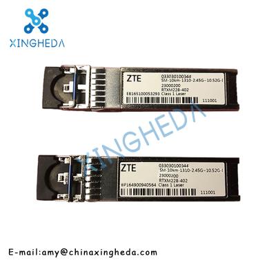 MÓDULO ÓTICO da FIBRA de ZTE 033030100344 SM-10KM-1310-10G-C EOLP-1396-10 10GE SFP