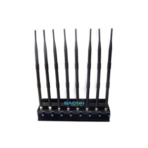 18W Power Mobile Phone Signal Jammer with 3 Cooling Fans and 40m Range