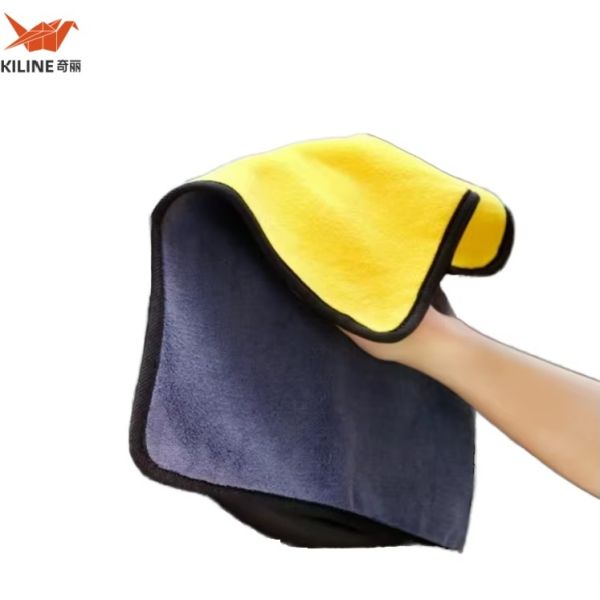 Ultra Absorbent 600GSM Microfiber Car Wash Cloth Reusable Quick Dry Polishing Cleaning Towel Woven Technique