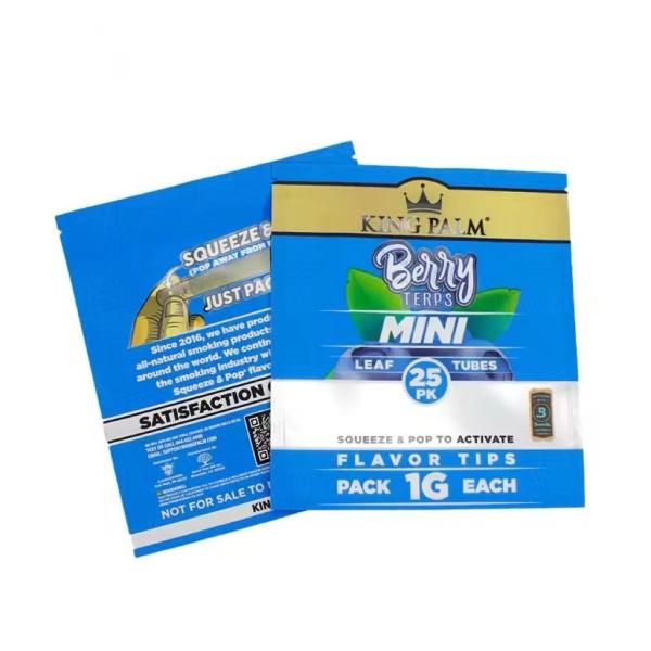 Impressão digital 3.5g 7g 14g 28g Sacos Mylar à prova de cheiro Sacos Mylar à prova de crianças Folha de alumínio reabrivel Sacos de vedação de três lados