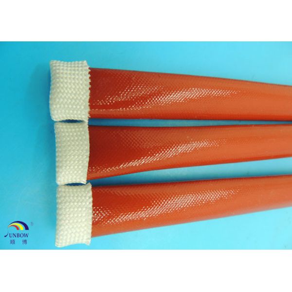 Silicone Coated Fiberglass Expandable Braided Sleeving / Sleeves / Tubing / Pipes