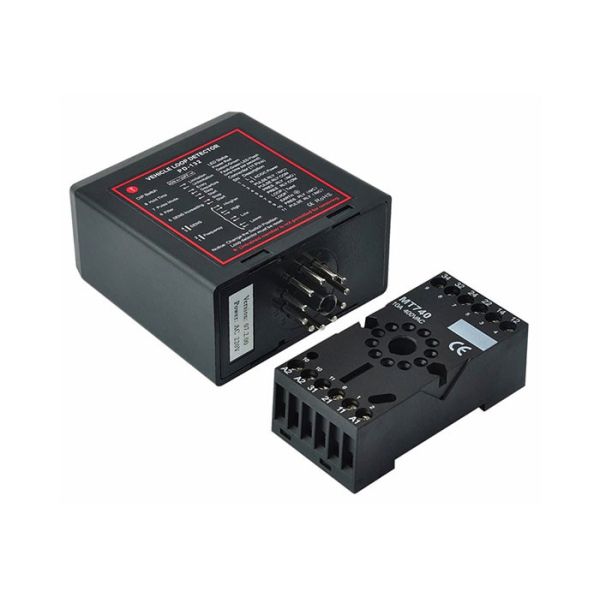 PD-132 Inductive Loop Detector with 20 kHz to 170 kHz Frequency Range, 100ms Reaction Time, and 240V/5A Output Relays for Automatic Gates