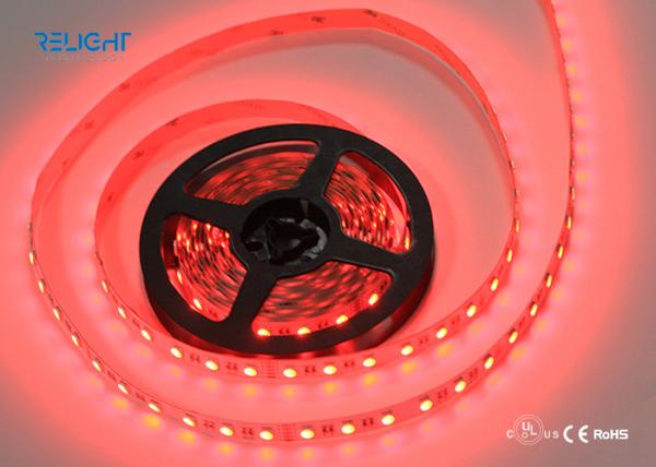 14.4W Power Low Voltage 5050 RGB LED Strip 60led/M Indoor Non Waterproof