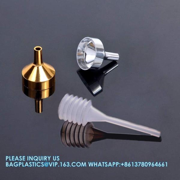 Funnels For Filling Bottles, 3 Pcs Stainless Steel Kitchen Funnel Set With Long Handle, Food Grade Mini Metal Funnel