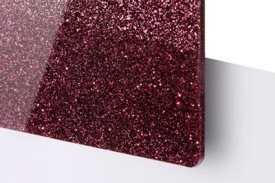 OEM Red Color Special Glitter Acrylic Sheet Wholesale Marble 4*8ft Plastic Board