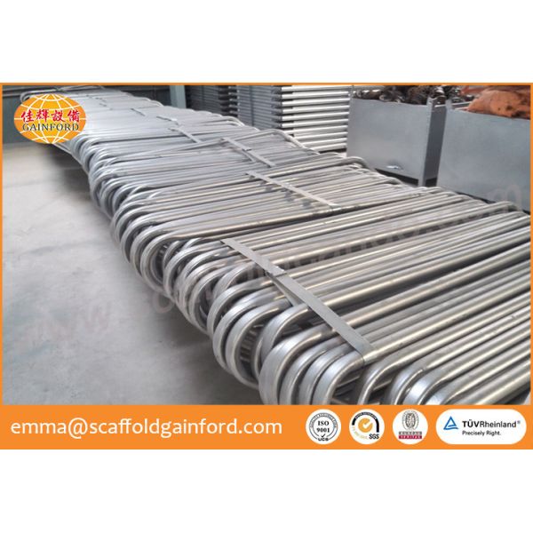 0.5M height Q235 galvanized  ring lock handrail for star case and ladders for South east market projects