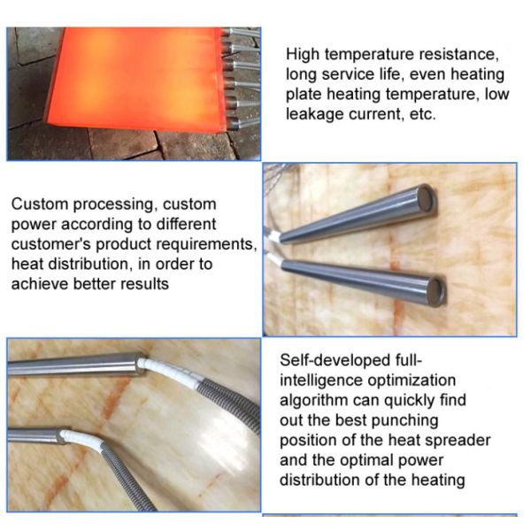 120 градусов гнуть высокотемпературный материал ватта СС316 патронного электрического нагревательного элемента 230в 1000
