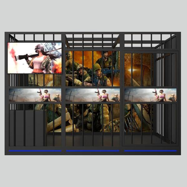 Dreamland 9d simulator shooting game machine 4 players vr room vr arcade zombie shooting game machine