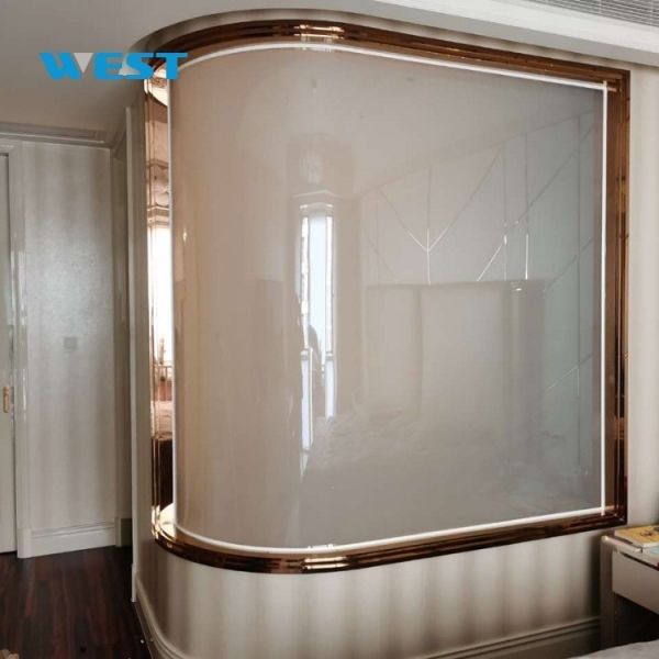 VLT 91% película PDLC inteligente película de vidrio de privacidad conmutable protección UV 220V CA