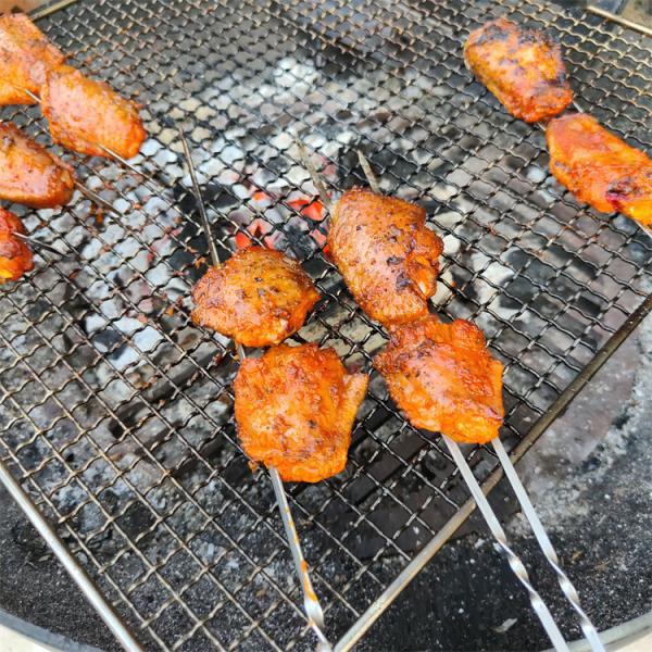 Antirust Folding Outdoor Portable Bbq Grill 21.75 Inch Diameter Fire Bowl