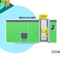 Desperdício orgânico urbano municipal de planta de reciclagem de resíduos do restaurante 2000KG que aduba a máquina