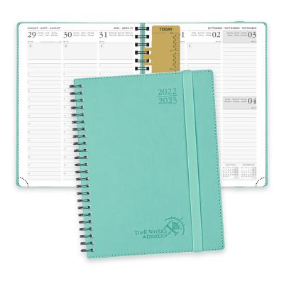 Verde semana a semana 8,75 de Planner 22-23 do estudante x 6,5 com disposição vertical FSC papel de marfim de 100 G/M