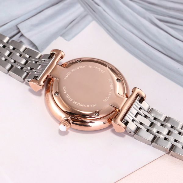 New 2019 Japan Quartz Analog Timepieces Stainless Steel Luxury Women Lady Watches Jewelry Wrist Watch