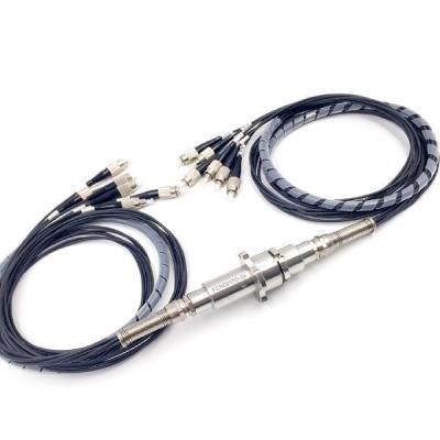 Multi Single Mode IP54 Fiber Optic Rotary Joint Light Weight 185g