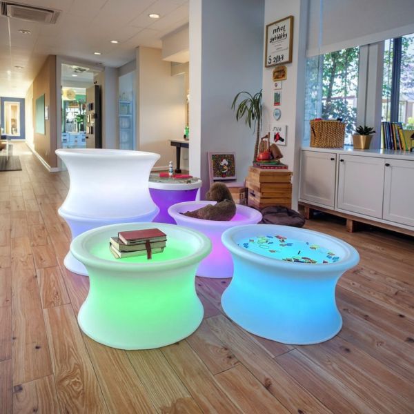 Customize Kids LED Sand Table With Color Changing Lights Sensory Play Activity For Daycare Furniture Montessori Toy