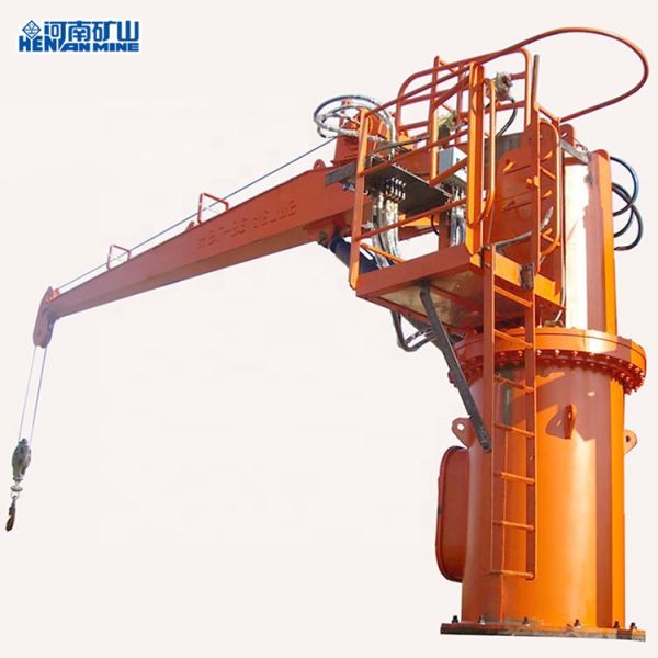 Marine Boom Jib Crane 40tons With Hydraulic Slewing For Ship 18m/Min